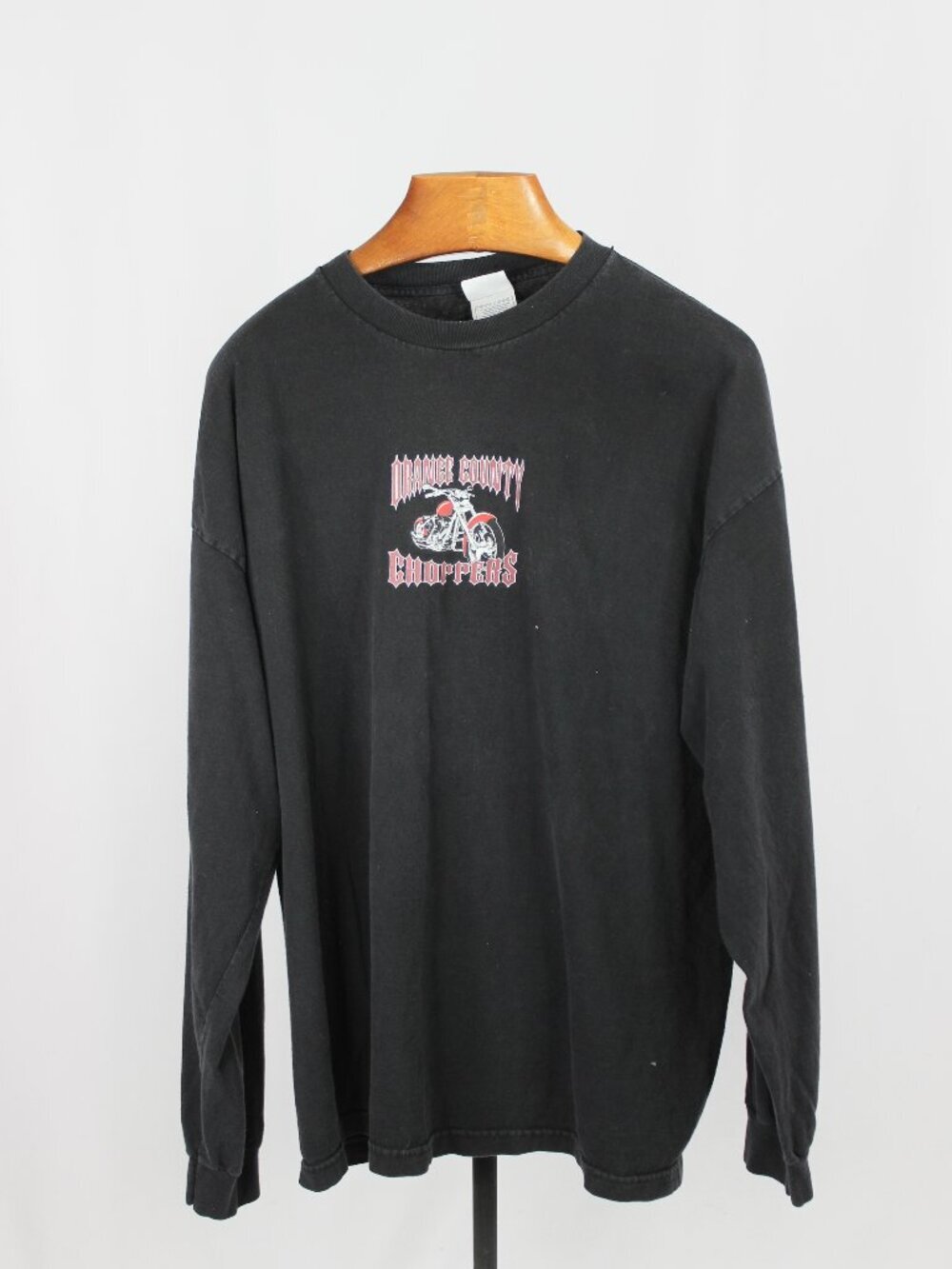 Vintage 2003 ORANGE COUNTY CHOPPERS Black Cotton Long Sleeve T-Shirt, Size 3XL